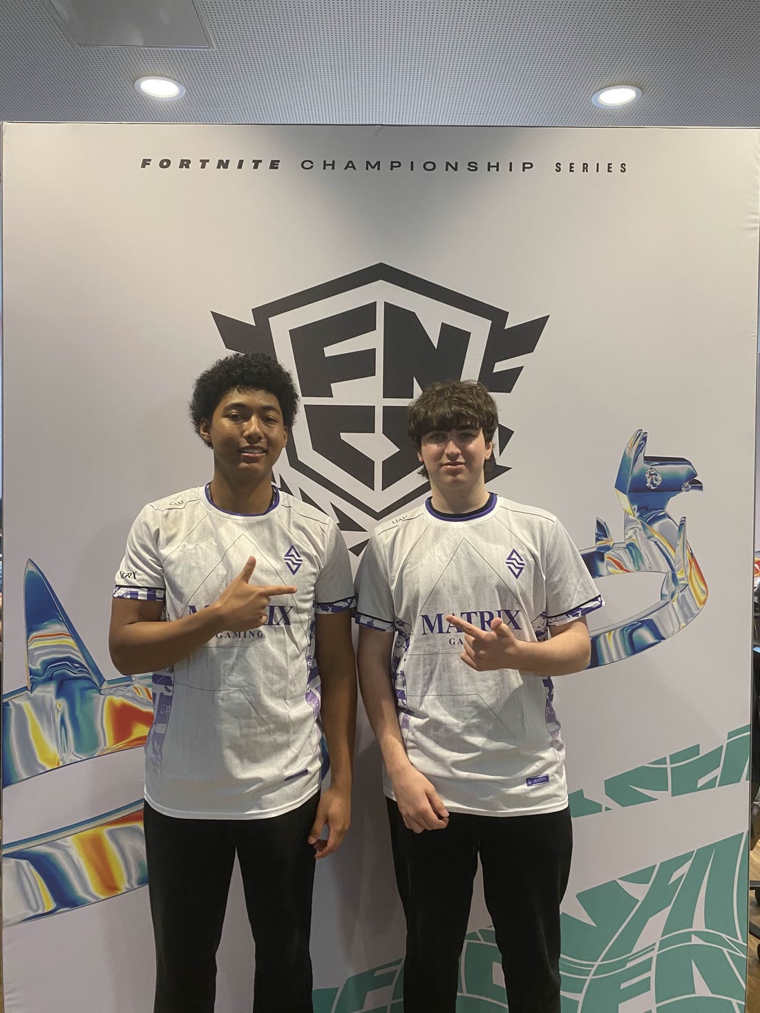 MTRX players at the Fortnite Champion Series